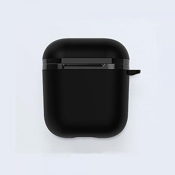 Wholesale P&U Protective Thicken Soft Silicone Cover Skin for Airpod Charging Case (Black)